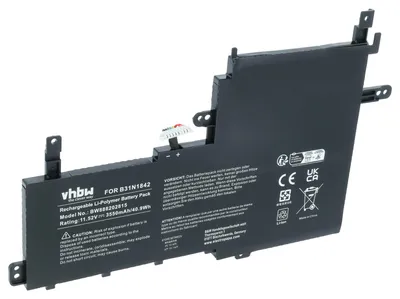 Produktbild von vhbw Akku kompatibel mit Asus S531FL-BQ094T, S531FL-BQ033T, S531FL, S531FA-EJ038T, S531FA-EJ037T Notebook (3550 mAh, 11,52 V, Li-Polymer)
