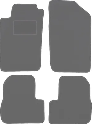 Produktbild von Graphit-Fußmatten für: Peugeot 206 Fließheck, SW, Kombi, CC, Cabrio (1998-2010)