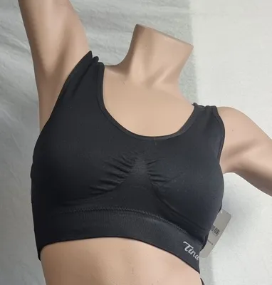 Produktbild von 2er Pack Seamless Bustier/BH super Passform* 8 Farben*gefütterte Cups* Gr.M, Schwarz