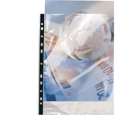 Image de Exacompta 20x Sachet de 50 pochettes perforées PP lisse Haute qualité A4 5920E