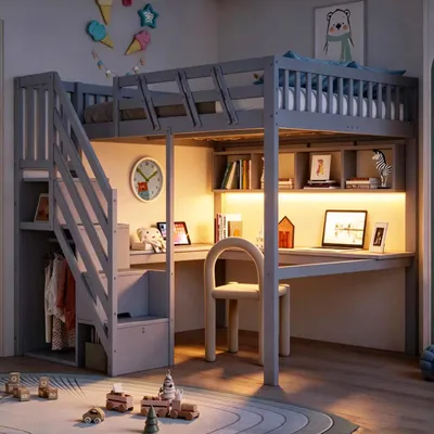 Imagen del producto de Cama tapizada de 140x190 cm con iluminación LED, espacio de almacenamiento hidráulico y cabecero en forma de L con almacenamiento, tapizada en tela de lino color beige, con somier