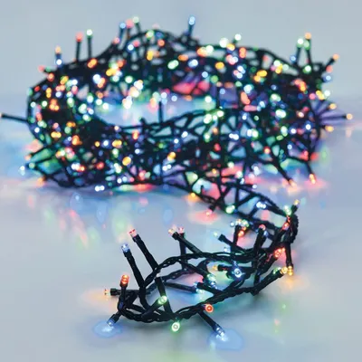 LED-Lichterkette, 400 LEDs, 11 m, für Innen und Außen, Dekoration