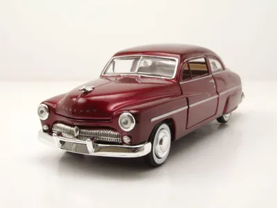 Produktbild von Motormax 73225MR Mercury Coupe 1949 rot metallic 1:24