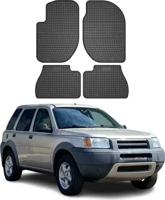 Image de Tapis de Sol pour Land Rover Freelander 1996-2006 Caoutchouc Noir