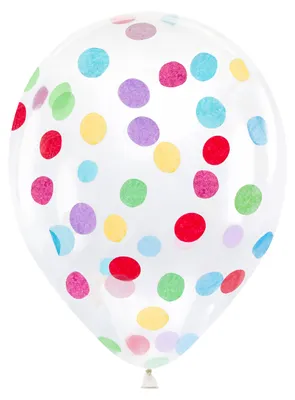 Produktbild von 6 Stk. Luftballon Ø30cm "Konfetti"| Bunt