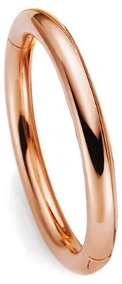 Produktbild von 8mm Armreif Armband Armschmuck aus 750 Gold Rotgold glänzend Ø 61x51mm innen