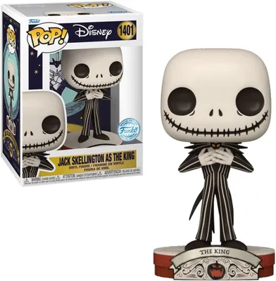 Produktbild von Funko Pop! Disney: The Nightmare Before Christmas - Jack Skellington as the King Exclusive