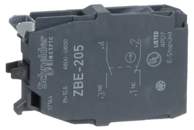 Produktbild von Schneider Electric Hilfsschalter 1S 1Ö, schraubanschl ZBE205