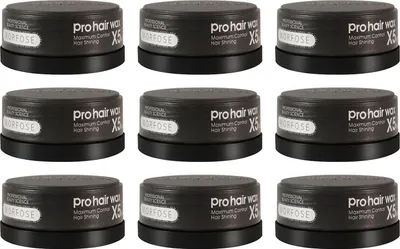 Produktbild von Pro Hair Wax X5 Schwarz / Men 9x150 ml