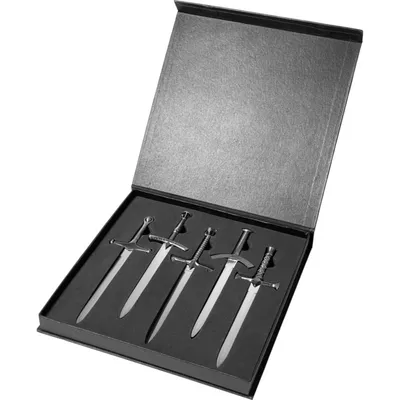Produktbild von Brieföffner Minaturschwerterset 5 tlg.