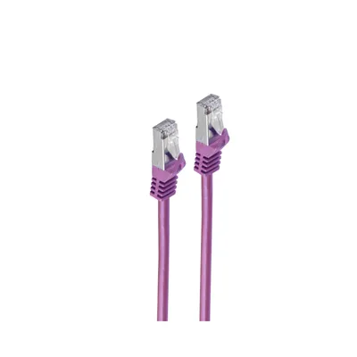 Immagine prodotto di shiverpeaks BS75511-V Shiverpeaks RJ45 Patchkabel S/FTP, Cat7 LSZH 1,0m violett