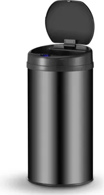 Produktbild von Juskys Automatik Mülleimer mit Sensor 40L für Küche - elektrischer Deckel - Schwarz