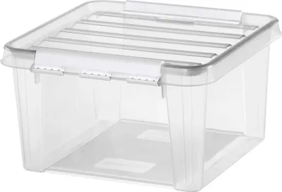 Produktbild von SmartStore Aufbewahrungsbox CLASSIC 12 8 Liter transparent / weiß