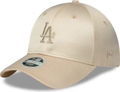 Produktbild von New Era Women MLB 9FORTY Rhinestone Satin Cap Los Angeles Dodgers beige