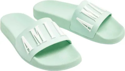 Produktbild von Amiri - Logo Badesandale für Damen SY127 (37 EU) (Salbeigrün)