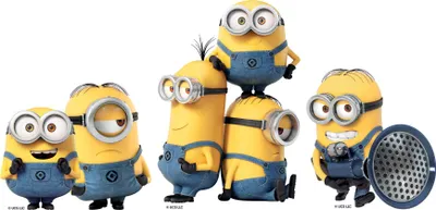 Produktbild von Minions - 3er Set Tischdekoration