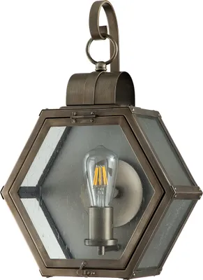 Produktbild von Elstead Heath Außen-Außenwandleuchte E27 48cm Brünierte Bronze Klar IP44