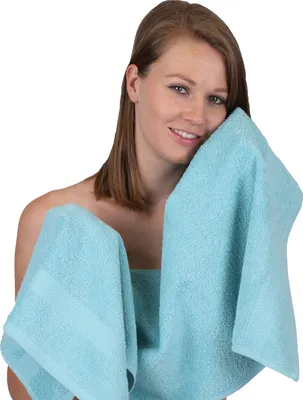 Produktbild von Betz Handtuch PREMIUM 100% Baumwolle 50x100 cm Farbe - ocean
