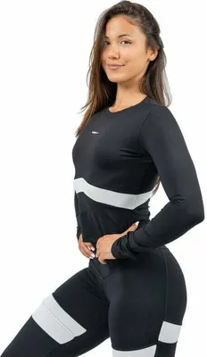 Zdjęcie produktu dla Nebbia Long Sleeve Sporty Top True Hero Black L Fitness koszulka