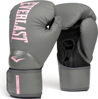 Produktbild von Everlast Elite 2 Boxhandschuhe (12oz, Grau/Pink), Boxen, Damen, Männer