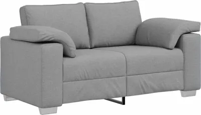Obrázok produktu pre vidaXL Dvojmiestna pohovka, svetlošedá, 160 cm, látková