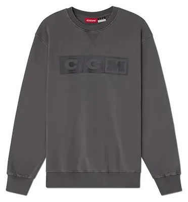 Productafbeelding van CCM Vintage rondehals trui, maat: L, kleur: ijzergrijs