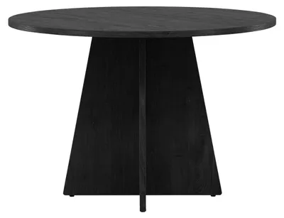 Produktbild von Venture Home Runder Esstisch Bootcut Schwarz