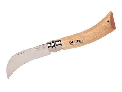 Produktbild von Opinel-Gärtnermesser, rostfrei, Buchenholz-Griff,, Heftlänge 11 cm, Blister