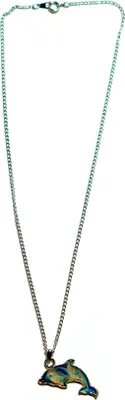 Produktbild von Stimmungskette mit Metallkette - Stimmungskette Delfin