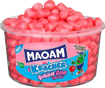 Produktbild von Maoam Kracher Bubble Gum Flavour 265 Stück prickelnde Brause 1200g