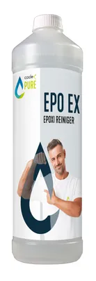 Produktbild von Codex PURE EPO EX Epoxi Spezialreiniger zur Entfernung von Restschleiern und Kleberesten aus Epoxidharz (Konzentrat)