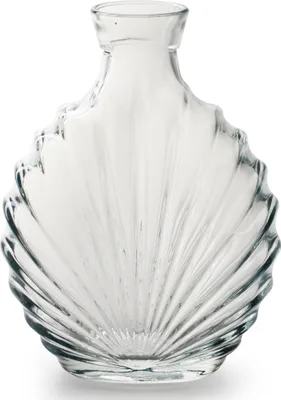 Produktbild von 4 x Vasen aus Glas in ausgefallener Optik Väschen Dekovase Glasvase Tischvase H 17 cm