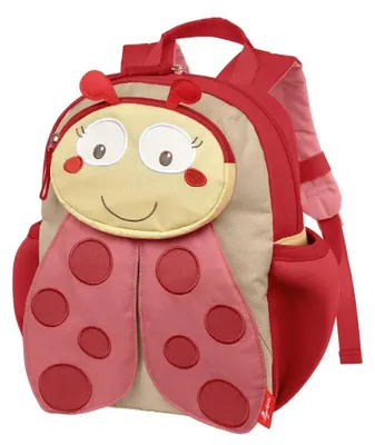 Immagine prodotto di sigikid Pfötchen-Rucksack Marienkäfer, Kinderrucksack, Kitatasche, Kindergarten, Polyester, 5.2 L, 25337