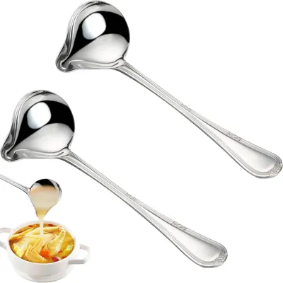 Sauskellen-Set Edelstahl 20,5 cm 2 Stück spiegelpoliert spülmaschinengeeignet