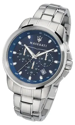 Imagen del producto de Reloj de pulsera Maserati SUCCESSO, cronógrafo, para hombre, acero inoxidable, color plateado, modelo D3UMAR8873621002