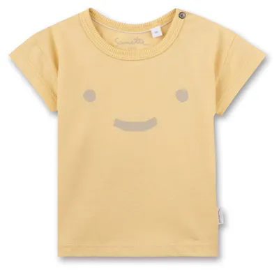 Produktbild von Sanetta Pure Baby T-Shirt gelb Smiley 62
