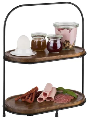 Image de APS 30336 APS Etagère ALL-ROUNDER, 2 niveaux, set de 5 pièces