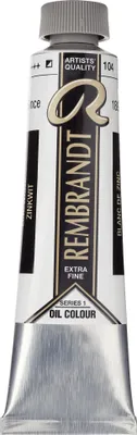 Produktbild von Rembrandt Ölfarbe Tube 40 ml Zinkweiß (Safloröl) 104