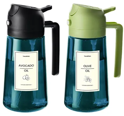 Obrázok produktu pre Dávkovač oleja a octu 2 v 1, objem 470 ml, bez obsahu BPA