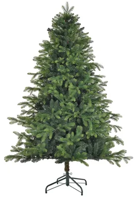 Immagine prodotto di Albero di Natale artificiale 180 cm con 1700 punte, supporto pieghevole e robusto in metallo, ideale per decorazioni natalizie, verde
