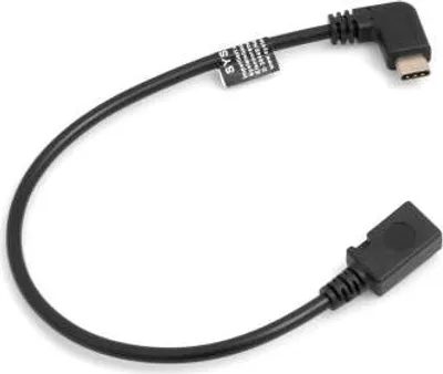 Produktbild von SYSTEM-S 53526127, 0,27 m, USB C, Mini-USB B, USB 2.0, Schwarz
