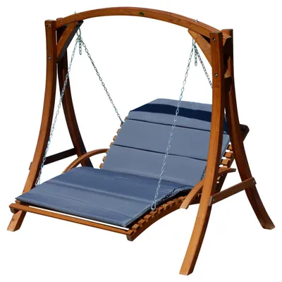 Produktbild von AS-S Design Hollywoodliege Hollywoodschaukel MACAO-OD aus Holz Lärche ohne Dach von