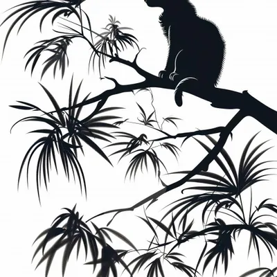 Image de Affiche 50 x 50 cm Sur une branche