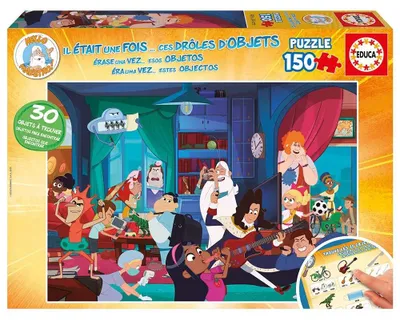 Image de Puzzle - EDUCA - Il était une fois... Ces objets amusants - 150 pièces