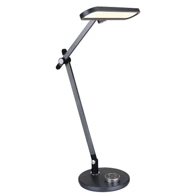 Produktbild von LED Tischleuchte, grau, Drehdimmer, Touch, CCT, H 53 cm