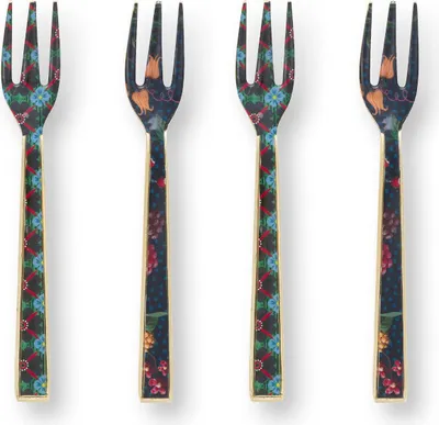 Produktbild von Pip Studio Kuchengabel Berry Blues (14.5cm) (4-teilig)