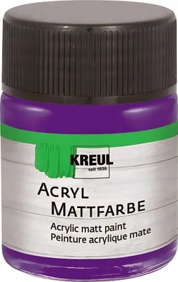 Image de Kreul 75534 Peinture acrylique Violet 50 ml 1 pc