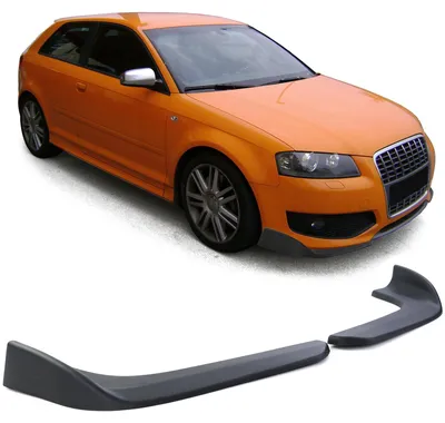 Cup Wings Lippe flach Schwarz 60x35x9cm / Universal Frontspoiler Spoiler Flaps in der Farbe Schwarz von Carparts-Online GmbH