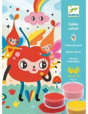 Obrázek produktu pro Kreativní dílna s pískem Veselé pohledy, Djeco