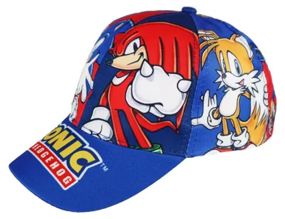 Produktbild von Sonic the Hedgehog Knukles Tails Basecap Baseball Kappe Mütze – Bunt / 53